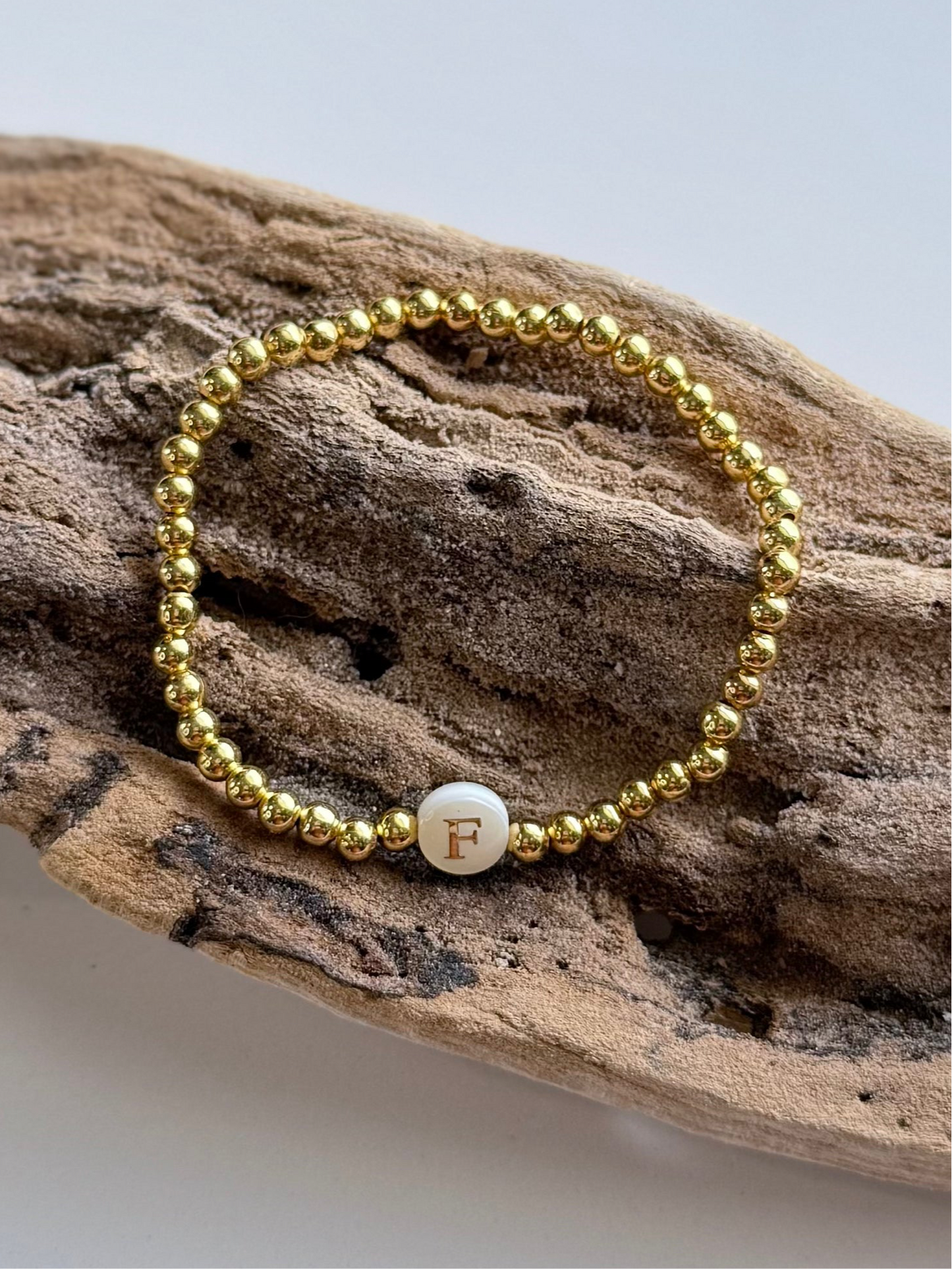 the Golden Monogram Bracelet