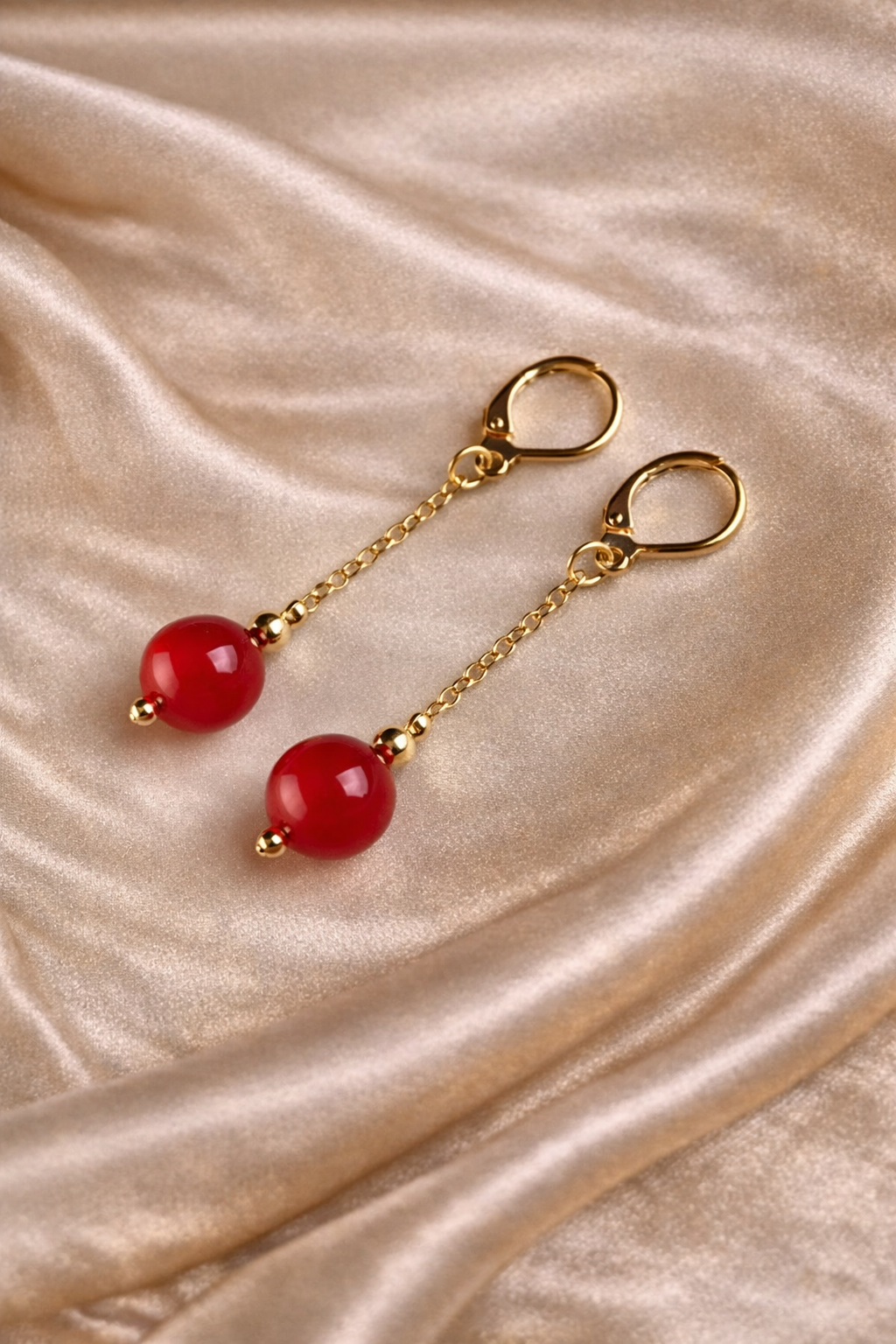 the Carnelian Eliza Earrings