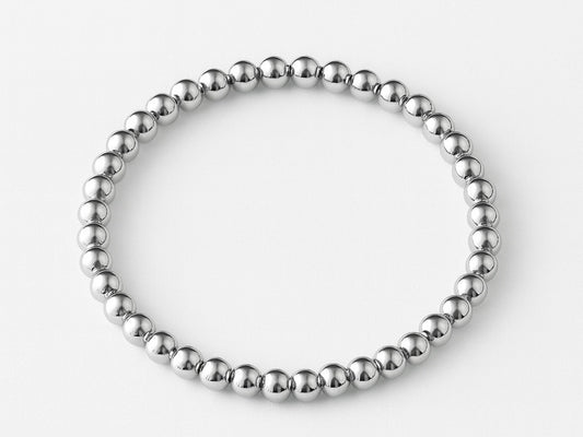 the White Gold Eternity Bracelet