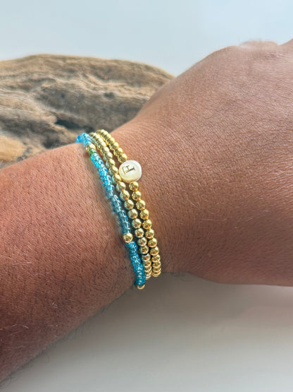 the Golden Monogram Bracelet