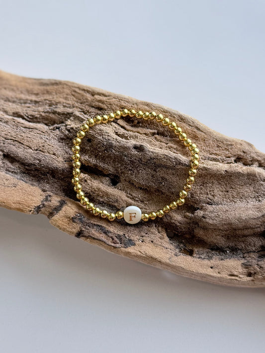 the Golden Monogram Bracelet