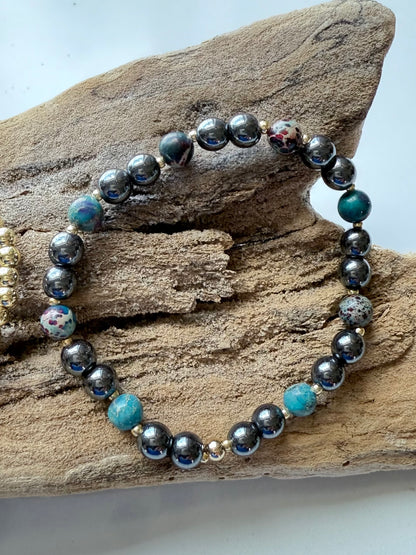 the Equinox Stack - Hematite, Jasper & Syenite