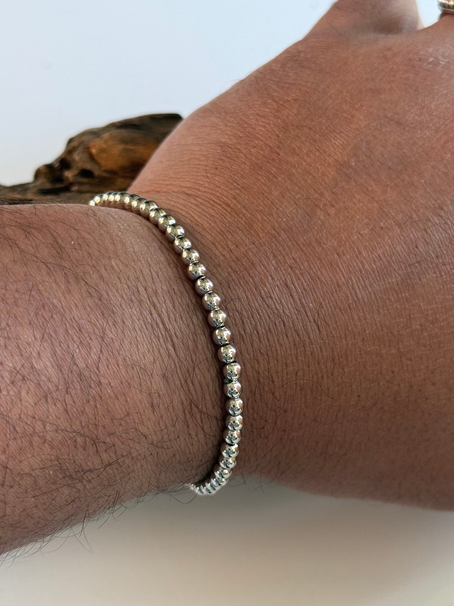 the White Gold Eternity Bracelet