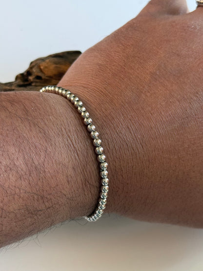 the White Gold Eternity Bracelet