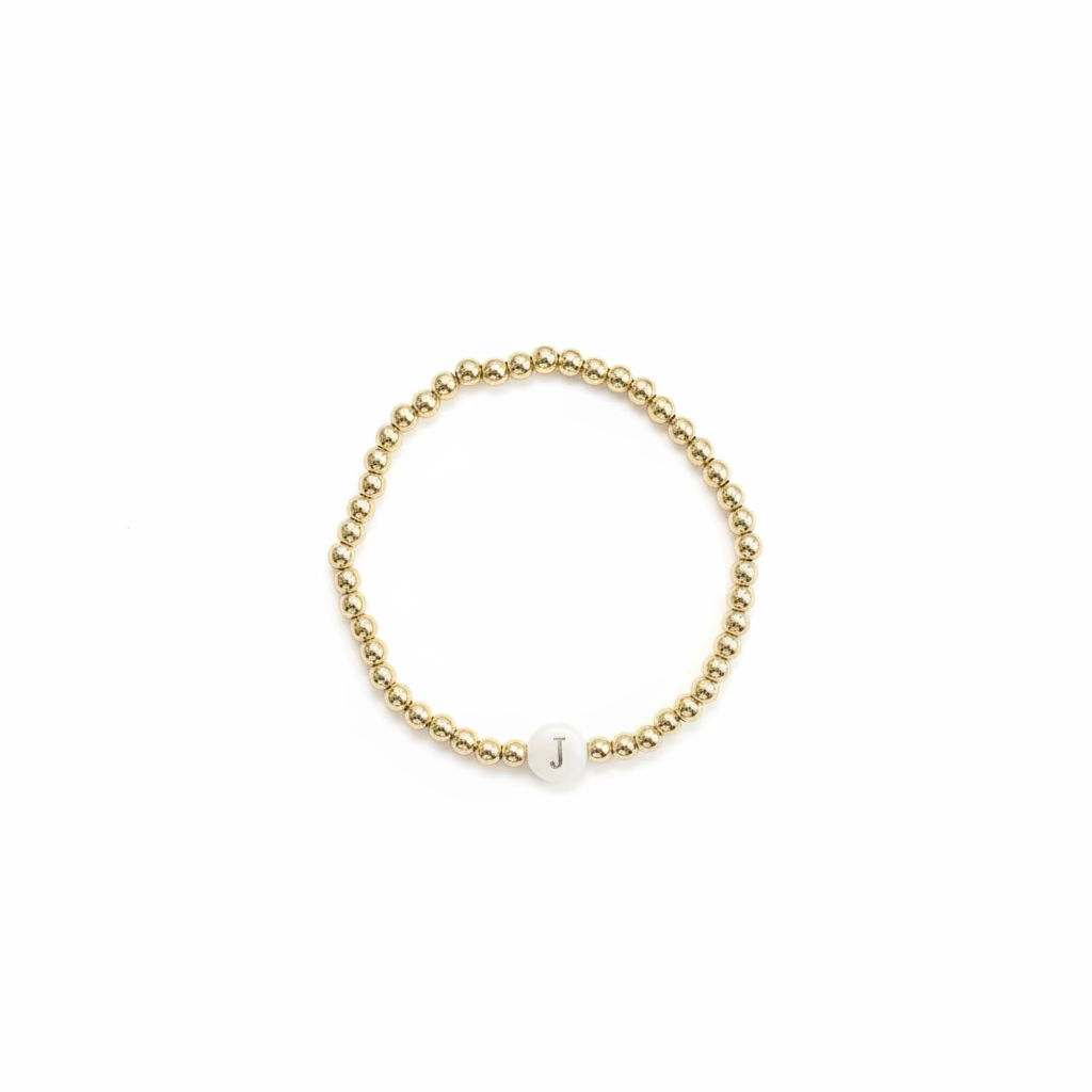 the Golden Monogram Bracelet