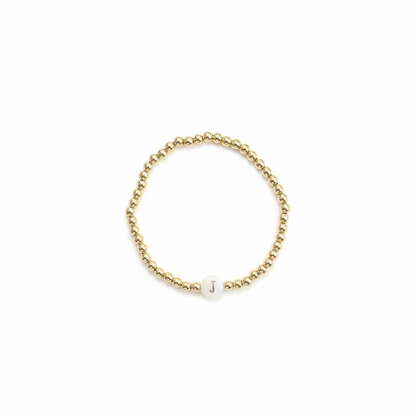 the Golden Monogram Bracelet